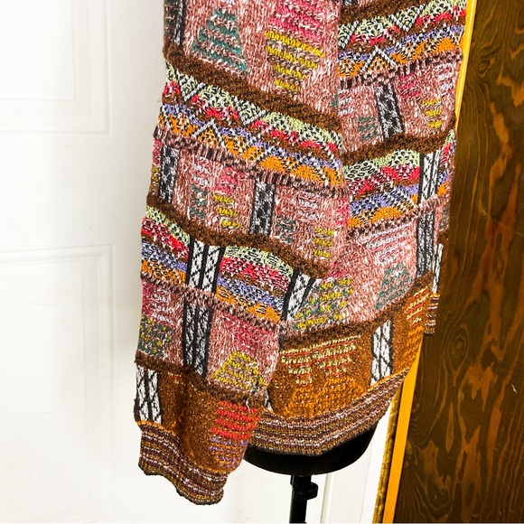 Vintage Multicolor Crew Neck Sweater - Picture 9 of 16